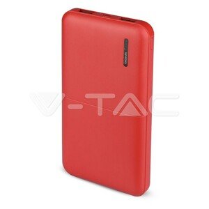 Powerbank Slim 10000mAh červený VT-3518 (V-TAC)