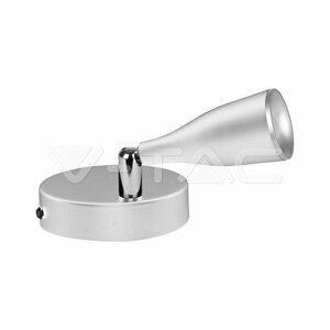 Nástenné LED svietidlo 4,5W, 3000K, 360lm, biele VT-805 (V-TAC)