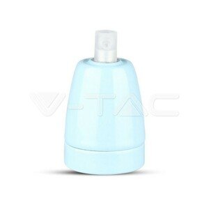 Objímka k závesnému svietidlu Porcelan E27 modrá VT-799 (V-TAC)