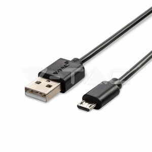USB Kábel Pearl Series Micro USB 1m, čierny VT-5301 (V-TAC)