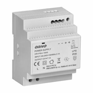 Zdroj na DIN 12V 84W (ORNO)