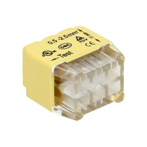 Svorka zastrkávacia 6-násobná 2,5mm2 (100ks balenie) (ORNO)