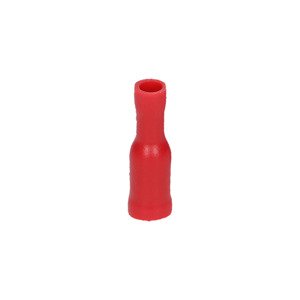 Spojka izolovaná plochá F (faston) 1mm2, šírka 6,3mm červená - balenie 10ks (ORNO)