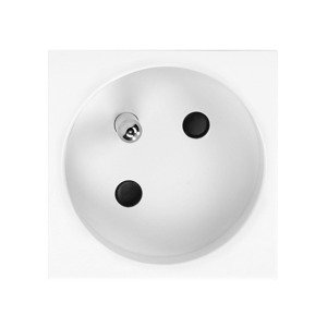 Modul NOEN - Zásuvka natočená 230V 2P+T biela (ORNO)