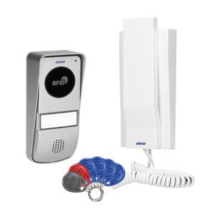 Sada domového telefónu MIZAR s RFID (4+2) biela (ORNO)