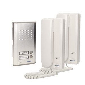 Sada domového telefónu FOSSA MULTI pre 2 domácnosti (2+2), biela (ORNO)