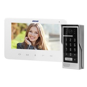 Sada videovrátnika SCUTI 7" s kódom biela (ORNO)
