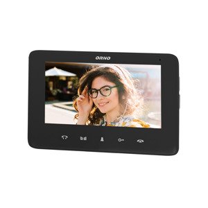 Prídavný monitor pre videovrátnik SCUTI 7" a INDI 7" čierny (ORNO)