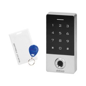 Kódová klávesnica dotyková s odtlačkom a RFID pre 125kHz, IP68 OR-ZS-822 (ORNO)