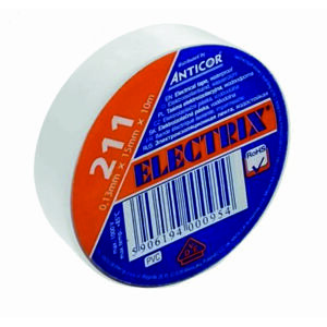 Páska izolačná PVC 15mm x 10m biela, anticor