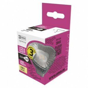 LED žiarovka Classic MR16 4,5W GU5,3 3000K (EMOS)