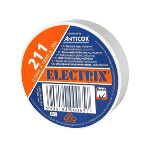 Páska izolačná PVC 50mm x 20m x 0,13 biela, anticor
