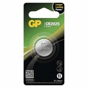 Lítiová gombíková batéria GP CR2025 (EMOS)