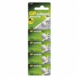 Alkalická gombíková batéria GP LR44 (A76F) L1154(EMOS)