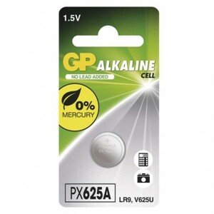Alkalická gombíková batéria GP LR9 (625A) (EMOS)
