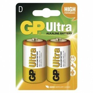 Alkalická batéria GP Ultra LR20 (D) (EMOS)