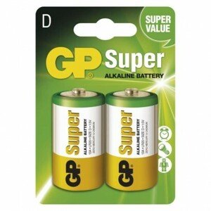 Alkalická batéria GP Super LR20 (D) (EMOS)
