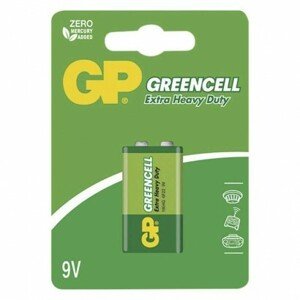 Zinko-chloridová batéria GP Greencell 6F22 (9V) (EMOS)