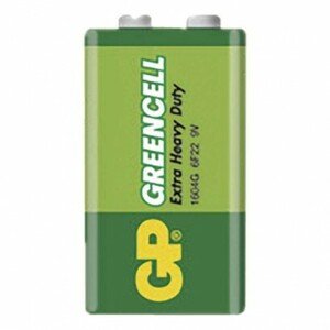 Zinko-chloridová batéria GP Greencell 6F22 (9V) (EMOS)