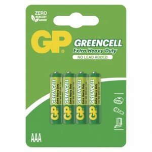 Zinko-chloridová batéria GP Greencell R03 (AAA) (EMOS)