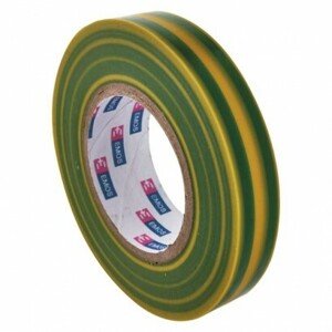 Izolačná páska PVC 15mm / 10m zelenožltá (EMOS)