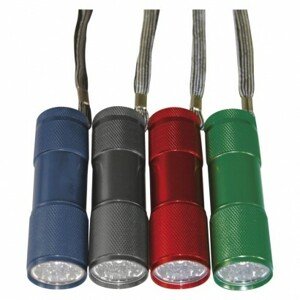 LED ručné kovové svietidlo P3848A, 50 lm, 3x AAA (EMOS)