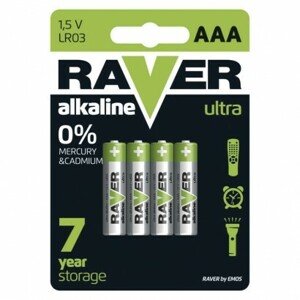 Alkalická batéria RAVER LR03 (AAA) (EMOS)