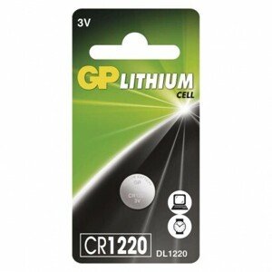 Lítiová gombíková batéria GP CR1220 (EMOS)
