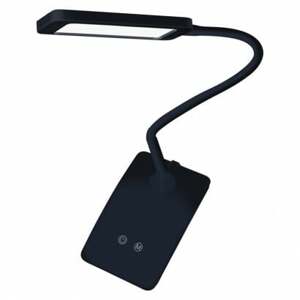 LED stolná lampa Eddy, čierna (EMOS)