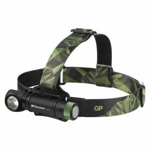 LED nabíjacia čelovka GP Discovery CHR35, 600 lm (EMOS)