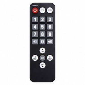 Diaľkový ovládač pre seniorov pre set-top box EM190 / EM190S (EMOS)