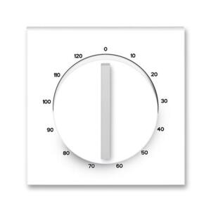 Kryt spínaca casového otocný 120min. biela/biela ladová Neo (ABB)