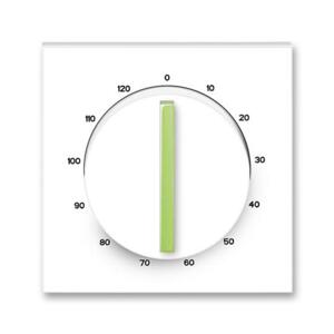 Kryt spínaca casového otocný 120min. biela/zelená ladová Neo (ABB)