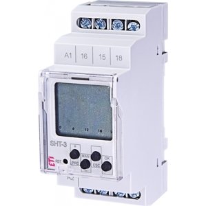 Digitálny časový spínač (relé) na DIN SHT-3 UNI 12-240V AC/DC 1CO (ETI)