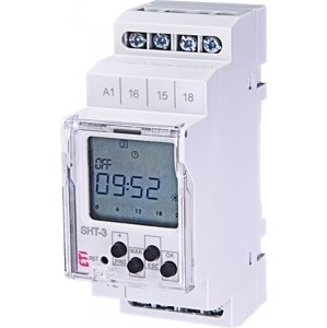 Digitálny časový spínač (relé) na DIN SHT-3 230V AC/DC 1CO (ETI)