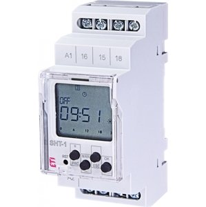 Digitálny časový spínač (relé) na DIN SHT-3/2 UNI 12-240V AC/DC 2CO (ETI)