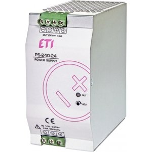 Napájací zdroj PS-240-24 na DIN 24V DC 240W (ETI)