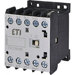 Miniatúrny stýkač CEC09.10 220V DC 4NO (ETI)