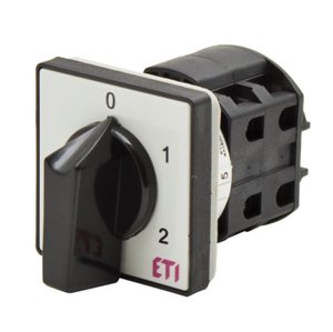 Vačkový spínač 1-pólový 40A "0-1-2", CS 40 123 U (ETI)