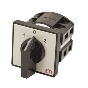 Vačkový spínač 2-pólový 100A "1-0-2", CS 100 52 U (ETI)