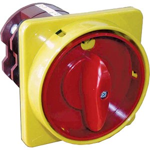 Vačkový spínač núdzový 2-pólový 40A uzamykateľný v "0", CS 40 91 U LK (ETI)