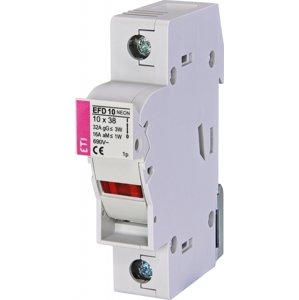 Poistkový odpojovač EFD 10 1-pólový 32A 690V pre CH10 gG/aM s NEON indikátorom (ETI)