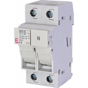 Poistkový odpojovač EFD 10 1-pólový+N 32A 690V pre CH10 gG/aM (ETI)