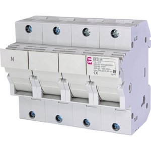 Poistkový odpojovač EFD 14 3-pólový+NL 50A 690V pre CH14 gG/aM (ETI)