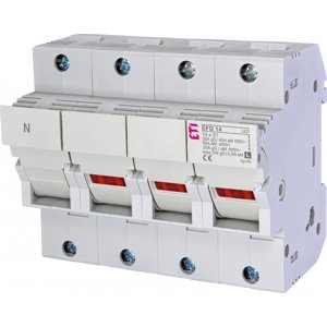 Poistkový odpojovač EFD 14 3-pólový+NL 50A 690V pre CH14 gG/aM s LED indikátorom (ETI)