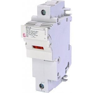 Poistkový odpojovač EFD 22 1-pólový 100A 690V pre CH22 gG/aM s LED indikátorom (ETI)
