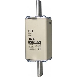 Nožová poistka NV/NH 1 32A gL/gG 1000V s vyrážacím kolíkom (ETI)