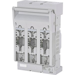 Poistkový odpínač radový KVL-1 3p M10-M10 LED pre poistky NH1 s montážou na panel (ETI)