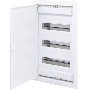 Rozvádzač zapustený bytový 42M IP40 plast.dvierka biela 549x306x87mm ECG42 (ETI)