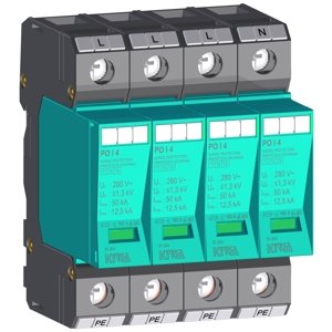 Prepäťová ochrana PO I 4 R EWS 280V/12,5kA (KIWA)